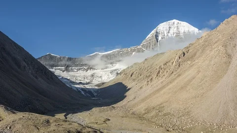 Time-lapse of Mt. Kailash Vídeo Stock 93378255