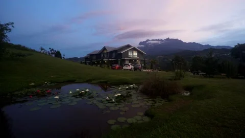 Time lapse of Mt Kinabalu Stock Footage 145312616