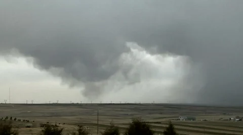 Time Lapse of Multiple Intense Thunderstorm Microbursts Video stock 54731204