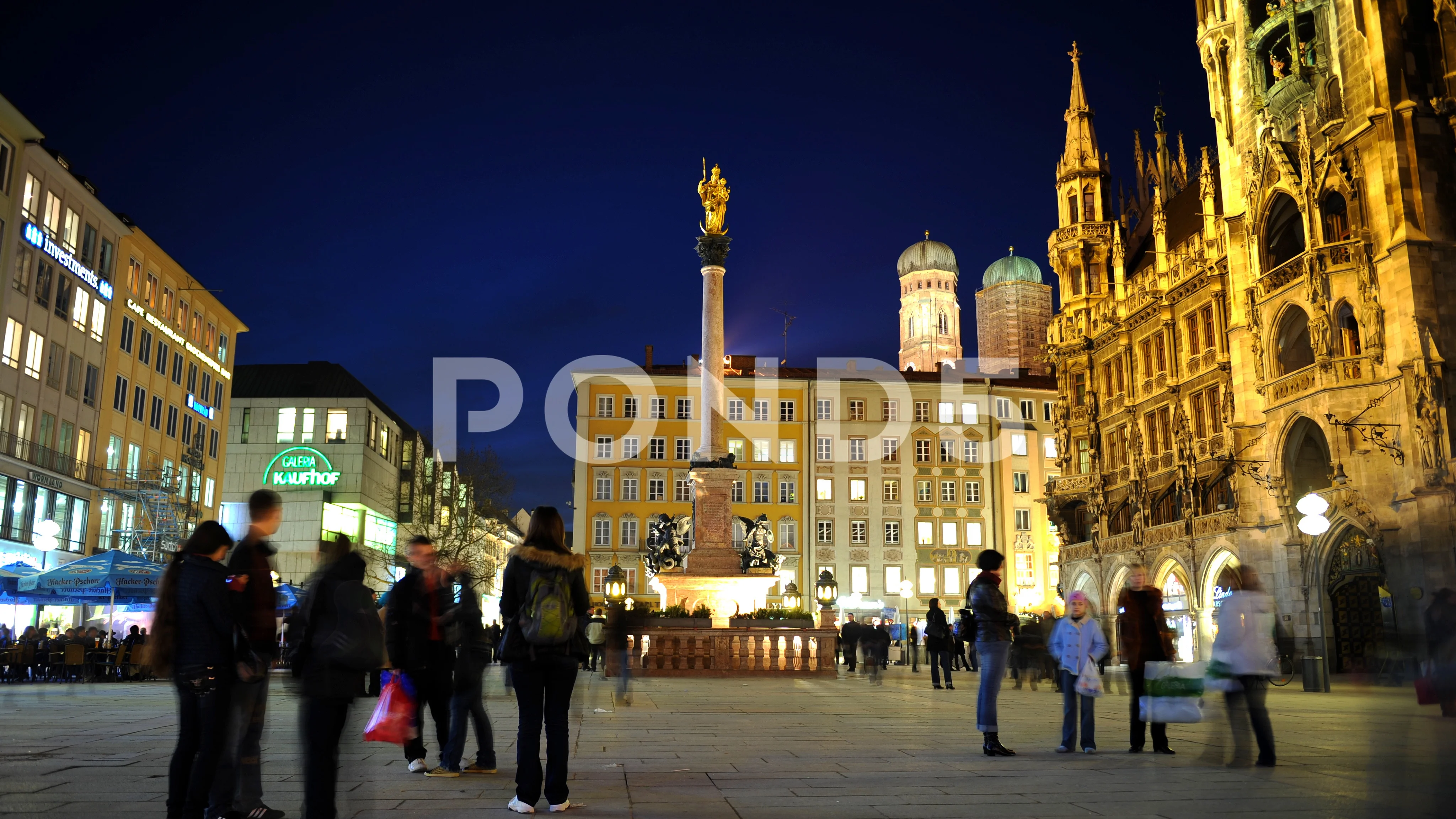 Time Lapse Munich Center People Visit Ma Stock Video Pond5