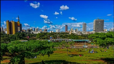 Time lapse Nairobi, Kenya 스톡 동영상 89687593