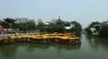 Time Lapse Nanjing Chinese Busy City Entertainment Great Sight Tour Boat Urban HD Footage