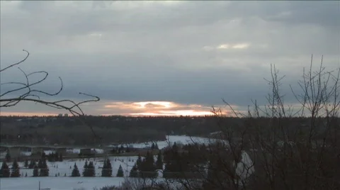 Time Lapse Nature in Alberta Stock Footage 373859