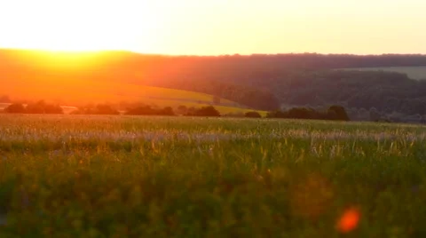 Time lapse nature and sun across the steppe Stock-Footage 41291638