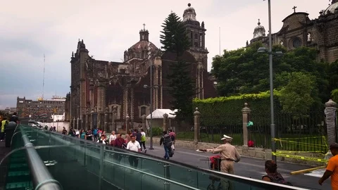 Time Lapse Near Main Square And Metropolitan Cathedral Stock Footage 102716915