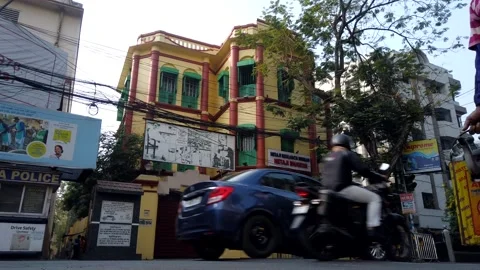 Time lapse of Netaji Bhavan Research Bureau Stock Footage 147263044