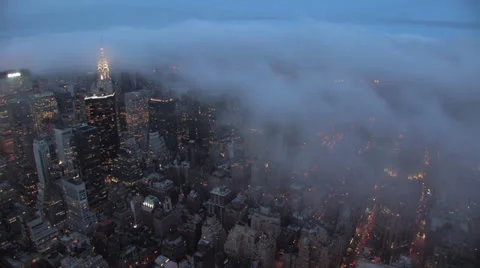 Time lapse of new york city at night nyc Stock Footage 24798366