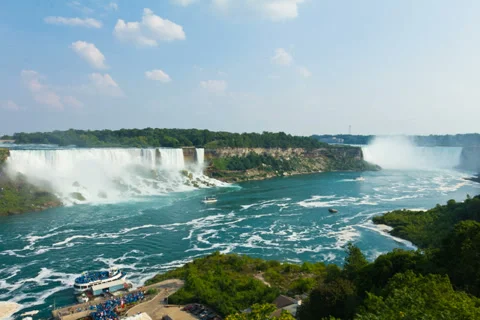 Time lapse of Niagara Falls 스톡 동영상 33578273
