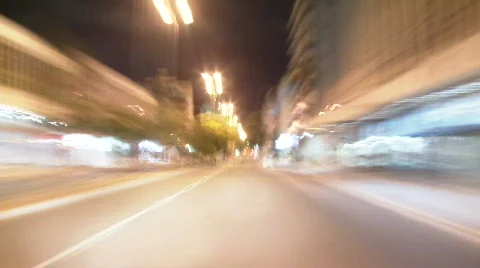 Time lapse nigh drive Stock Footage 571483