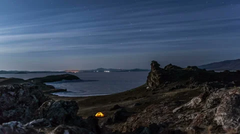 Time lapse from night to day Stock Footage 49152344