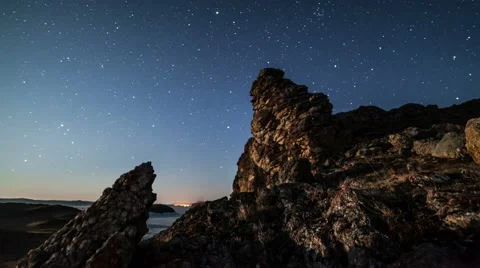 Time lapse from night to day Stock Footage 49285944