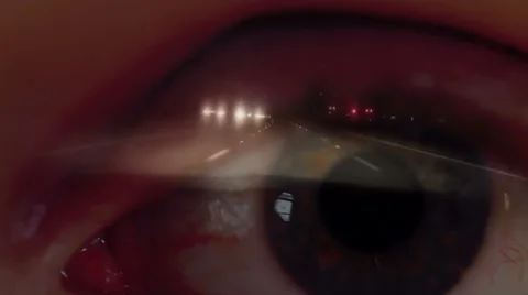 Time lapse Night Driving Eye Vídeo Stock 47082086