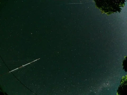 Time-lapse of the night sky above Kampung Kalu, Waingapu Stock Footage 272613802