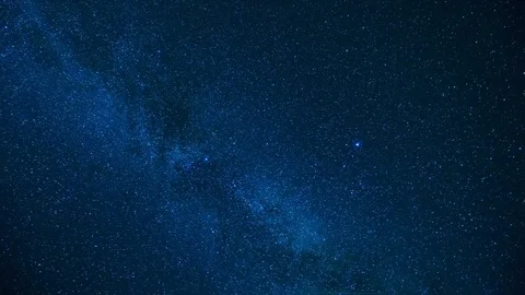 Time Lapse of Night Sky and Milky Way Galaxy Stock Footage 75405545