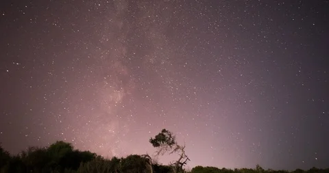 Time-lapse of the night sky. Cyprus Stock Footage 92937811