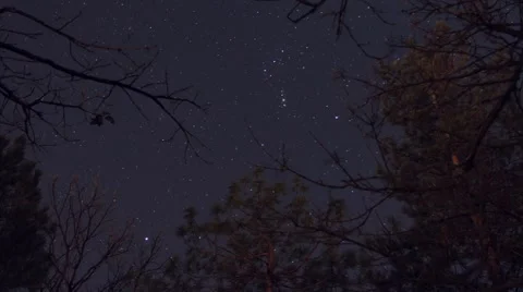 Time lapse of the night sky Stock Footage 57675452