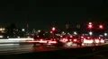 Time lapse night time traffic Video HD