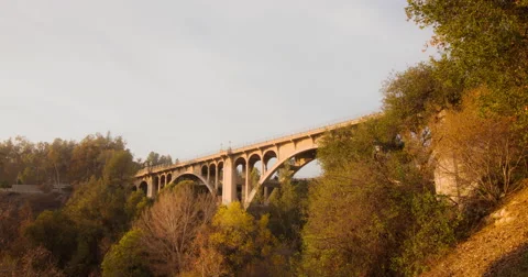 Time-Lapse of Nightfall in Pasadena, CA Stock Footage 41717230