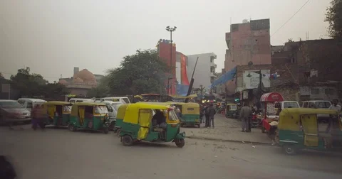Time lapse of the Nizamuddin area. Stock Footage 72997901