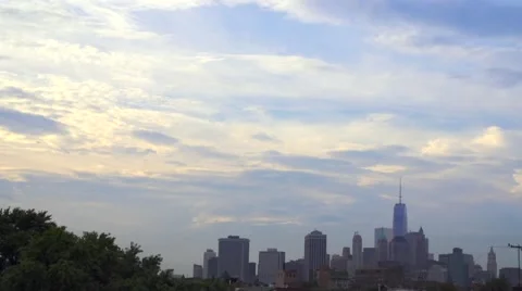 Time Lapse NY skyline Video stock 41607265