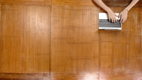 Time-lapse office workers from above Video stock 88129621