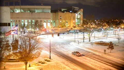 Time Lapse Ohio State University Stock Footage 89777968