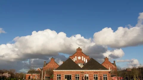 Time-lapse old industrial building Stock Footage 40207685