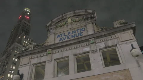 Time lapse of One Hanson Place and Atlantic Avenue Stock-Footage 272568141