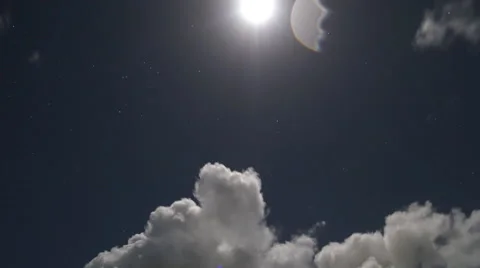 Time lapse or starts and clouds 库存影片 58781591