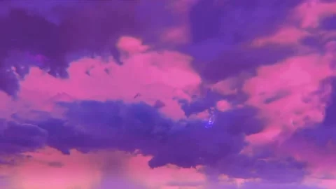 Time-lapse Orange sky style fantasy for background.  Stock Footage 142774645