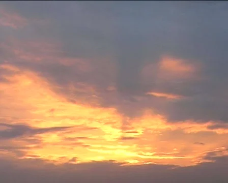 Time lapse orange sunset Video stock 88148