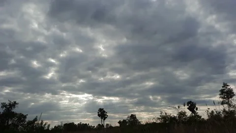 Time lapse outside road wind moving with clouds background under view Stock Footage 165257880