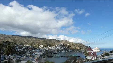 Time Lapse over avalon Stock Footage 172601818