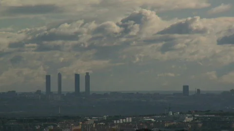 Time lapse over the city Stock Footage 612950
