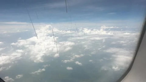 Time lapse over the clouds Mekong Delta Stock-Footage 154797670