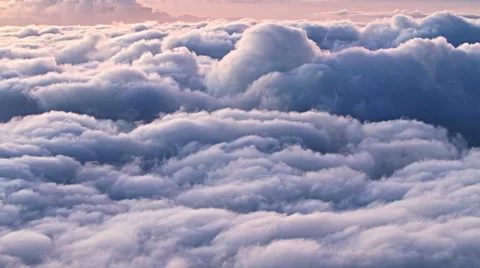 Time lapse of over clouds panorama Stock Footage 48593004