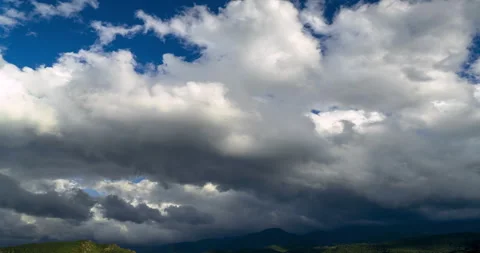 Time Lapse of overcast sky, concept of the future disturbing. Stock Footage 311050130