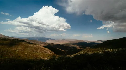 Time lapse overlooking the mountains in Cuyamaca State Park Stock Footage 67167722