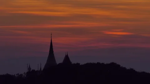 Time lapse of Pagoda at sunset. Stock-Footage 118094758