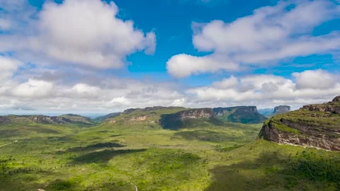 Time-Lapse on Pai Inácio, Chapada Diamantina, Brazil Stock Footage 153636826