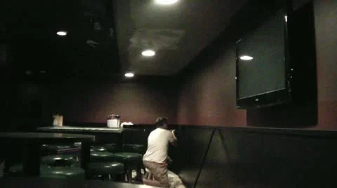 Time-lapse of Painting Ceiling Black Video stock 12615038