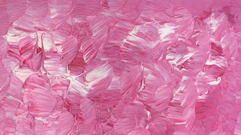 Time lapse of painting process. Close up of Drawing on canvas. Acrylic painting Stock Footage 113565244