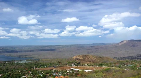 Time lapse pan over Masaya, Nicaragua. Stock Footage 67570775