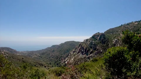 Time-lapse pan of Pacific ocean Stock Footage 137272173