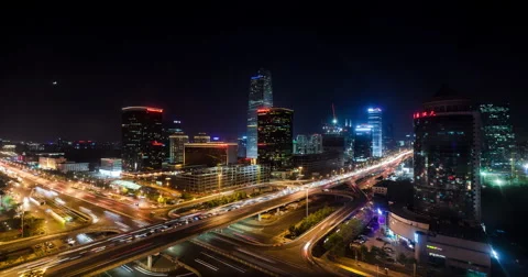 Time lapse--panorama of Beijing Stock Footage 49949189