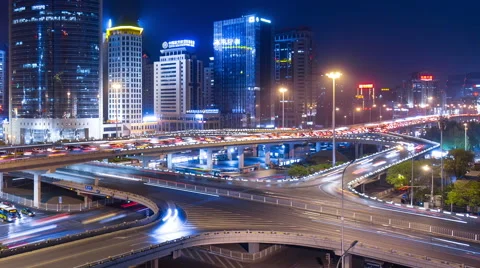 Time lapse--panorama of Beijing Stock Footage 60039653