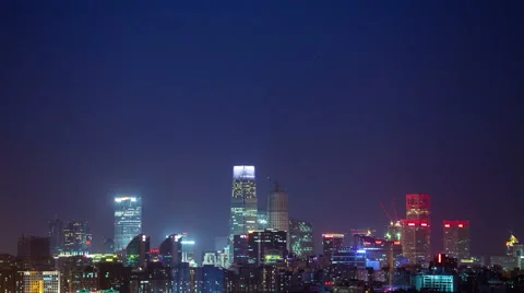 Time lapse--panorama of Beijing Stock Footage 60040437