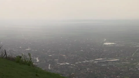 Time lapse - panorama of the city Stock Footage 152788929