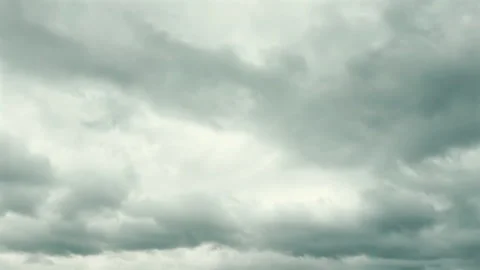 Time Lapse of Panoramic view of dramatic gray storm clouds Stock-Footage 345912552