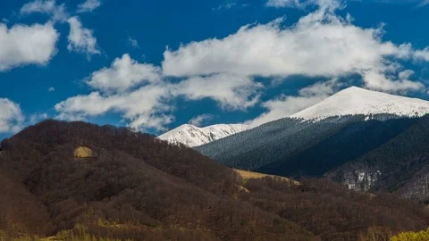 Time lapse of Parang Mountains Video stock 74476964